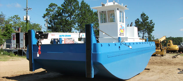 Custom Barges and Custom Towboats Markey Machinery, Your Source